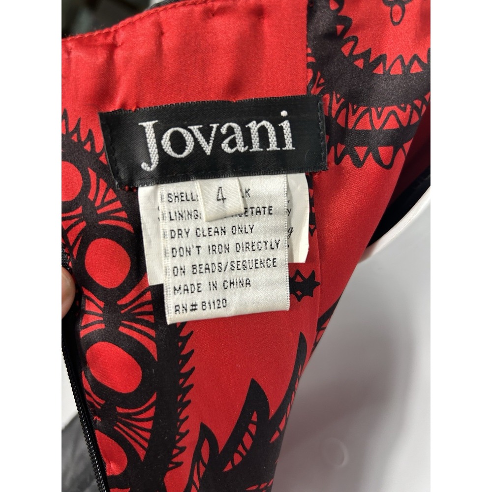 Vintage Red Black Gothic Corset Top Dress‎ Y2K Silk Witchy Vamp Prom Hoco Size 4 - Picture 10 of 16